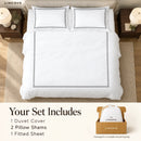 Tropez 100% Cotton Duvet Cover Set
