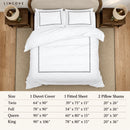 Tropez 100% Cotton Duvet Cover Set