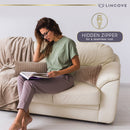 Lincove Fur Striped Pillow Cover - 14"x26"