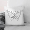 Line Butterflies B Cushion