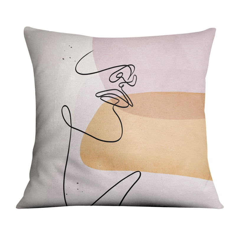 Line Figures A Cushion