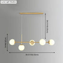 GobekUsa Linear Island Pendant Light with Modern Minimalist Design and Glass Shade for Dining Table - Stylish and Functional