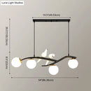 GobekUsa Linear Island Pendant Light with Modern Minimalist Design and Glass Shade for Dining Table - Stylish and Functional