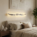 Linear Marble Rectangular Wall Lamp