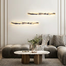 Linear Marble Rectangular Wall Lamp