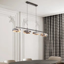 Linear Marble Ring Pendant Light