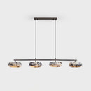 Linear Marble Ring Pendant Light