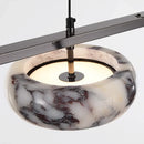 Linear Marble Ring Pendant Light
