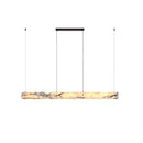 Linear Minimalist Marble Pendant Light