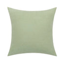Linen embroidery leaves cushion cover cream & beige living room by Decorbites