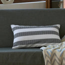 Linen stripe cushion cover living room striped pillow case by Decorbites