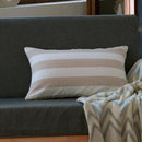 Linen stripe cushion cover living room striped pillow case by Decorbites