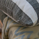 Linen stripe cushion cover living room striped pillow case by Decorbites