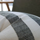 Linen stripe cushion cover living room striped pillow case by Decorbites