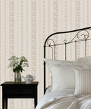 Roselle Stripe Wallpaper by Safari Natalia x Taddy Mikelaites