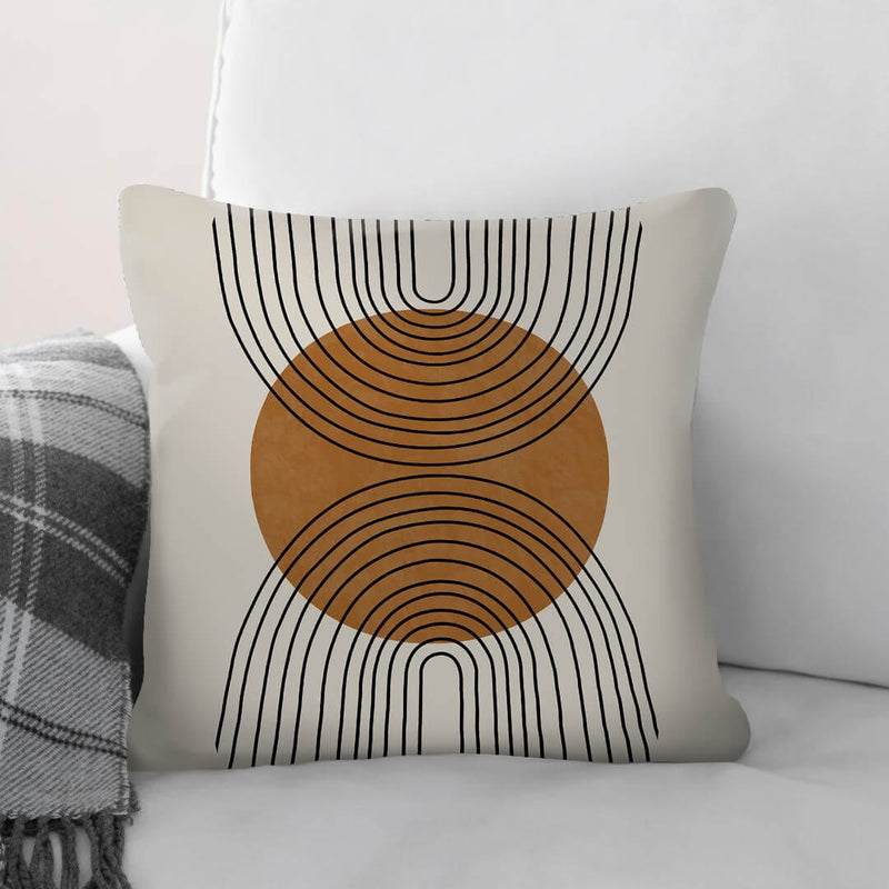 Lines and Circles B Cushion