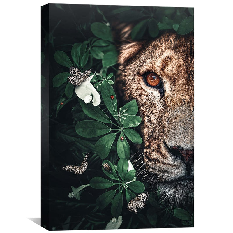 Lioness Duet Jungle Canvas