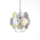 Liora Iridescent Disc Glass Chandelier