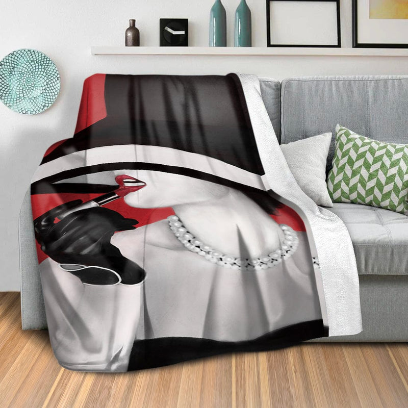 Lipstick Icons Blanket