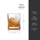 Revolve Crystal Rocks Glass by Viski