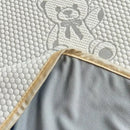 GobekUsa Little Bear Jacquard Cooling Mat: Soft, Breathable, & Durable Bed Cover
