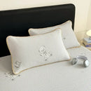 GobekUsa Little Bear Jacquard Cooling Mat: Soft, Breathable, & Durable Bed Cover