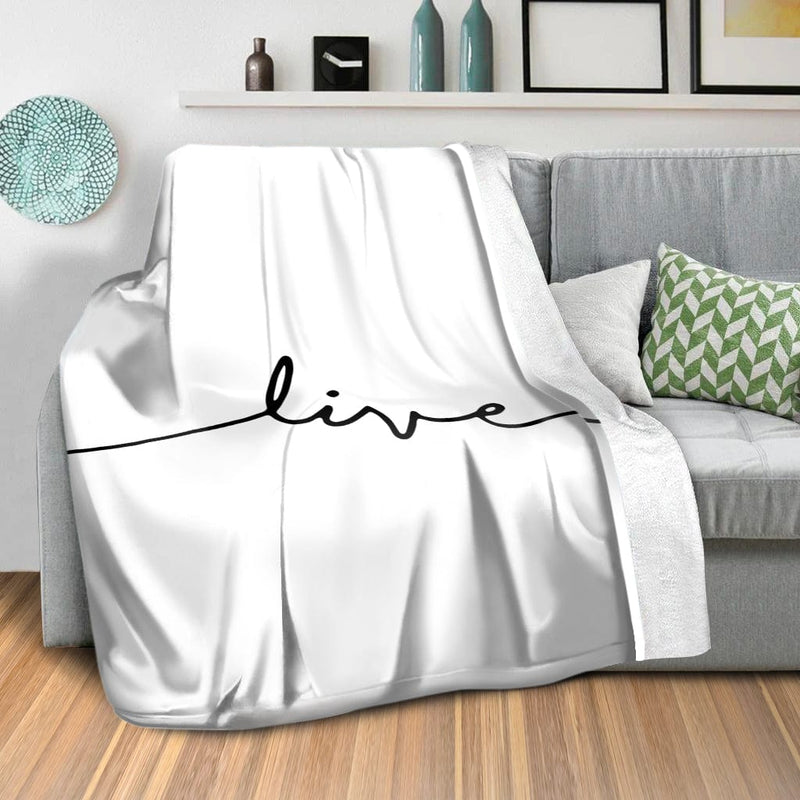 Live Laugh Love A Blanket