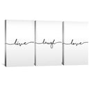 Live Laugh Love Canvas