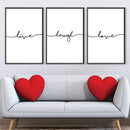 Live Laugh Love Canvas