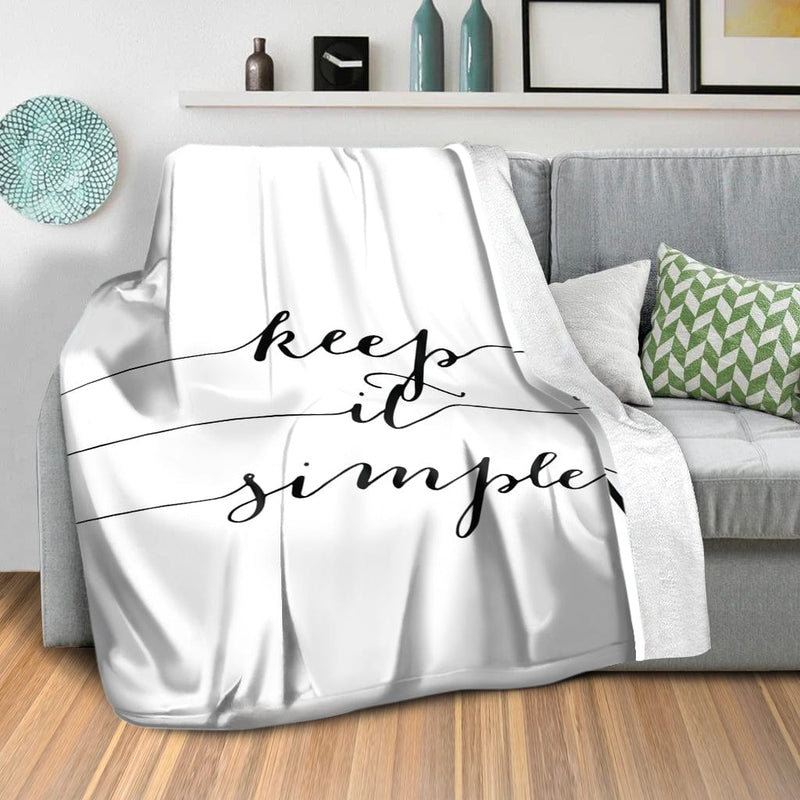 Live Simply A Blanket