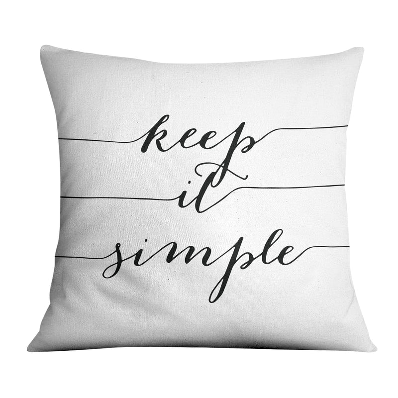 Live Simply A Cushion