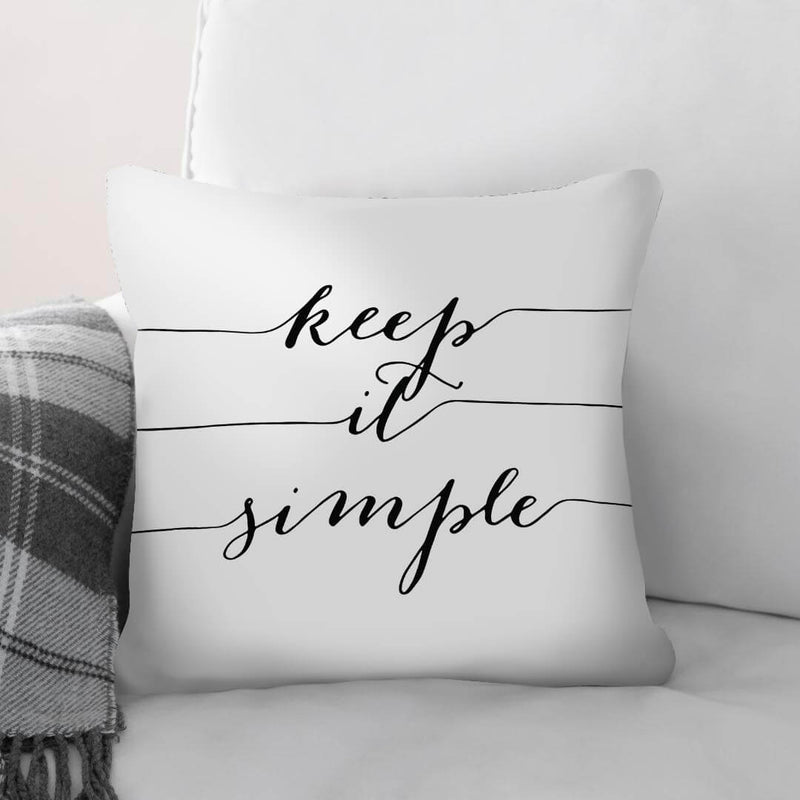 Live Simply A Cushion