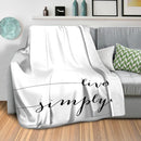 Live Simply B Blanket