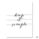 Live Simply Canvas