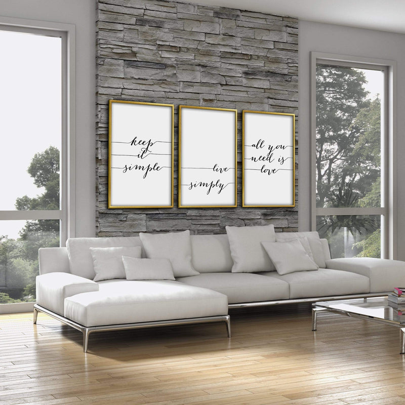 Live Simply Canvas