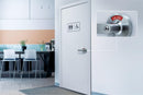 Privacy Indicator Door Lock with Keys in Satin Chrome