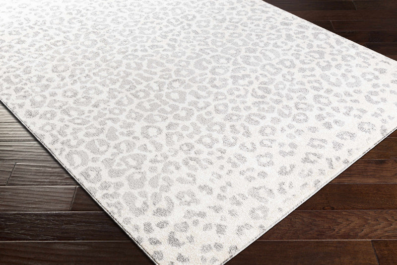 Beige Liversedge Leopard Print Area Rug