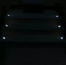 Living Accents  Black  Deck Solar Lights Powered  LED  Utility Light 4 Pack