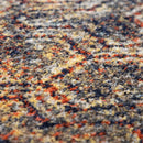 Living Room Rug Used Look industrial Style Multicolored