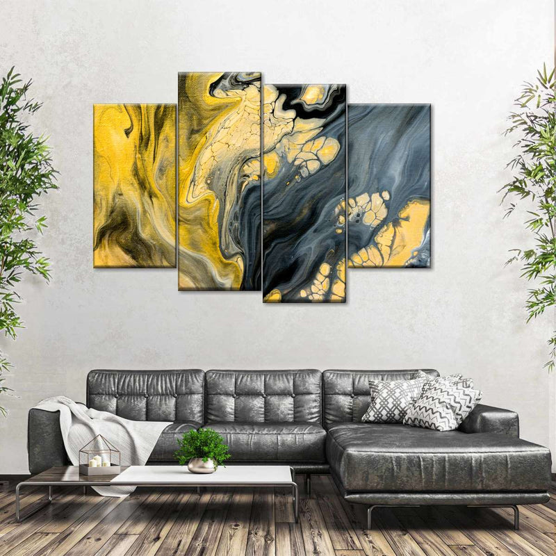 Marbled Abstract Wall Art