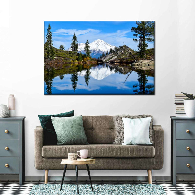 Mount Shasta Heart Lake Wall Art