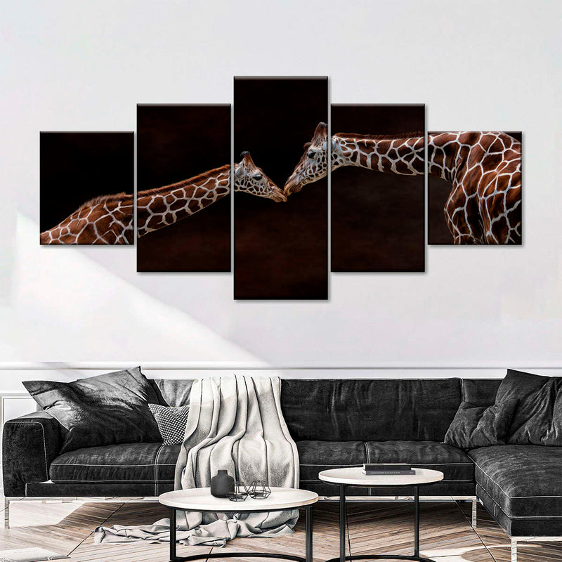 Giraffe Affection Wall Art