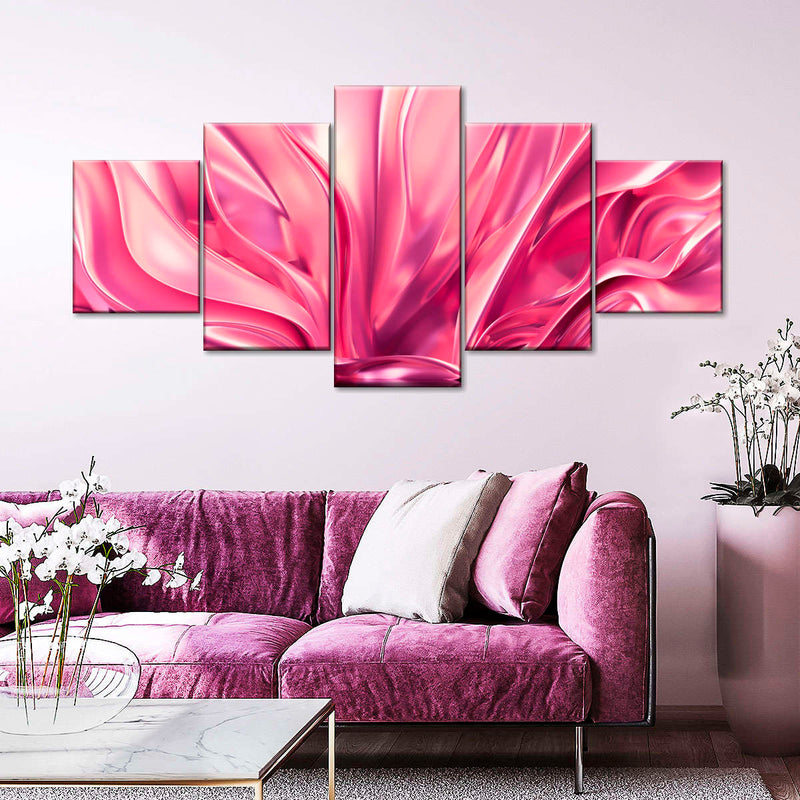 Blush Pink Abstract Wall Art