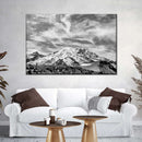 Glorious Mt. Rainier BW Wall Art