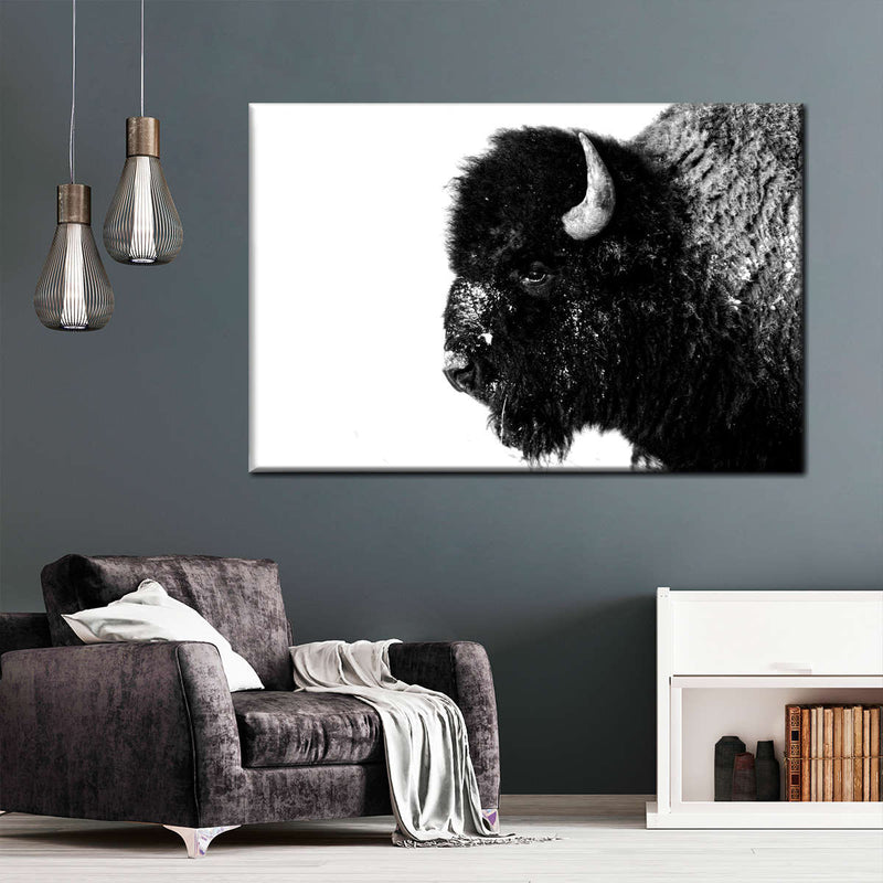 Black Bison Wall Art