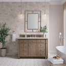 James Martin Bristol 48" Single Bathroom Vanity, Whitewashed Walnut