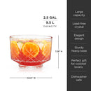Admiral Crystal Punch Bowl by Viski