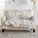 Reversible Floral Patchwork Furniture Protector - Maribel Collection by Great Bay Home