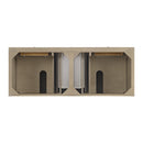 James Martin Lorelai 60" Double Bathroom Vanity, Whitewashed Oak