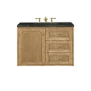 James Martin Laurent 36" Dual Mount Single Bathroom Vanity, Light Natural Oak